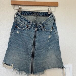 Abercrombie & Fitch Blue Distressed Denim Jeans